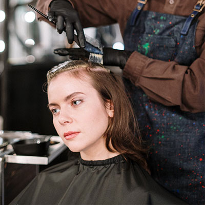 Services hair color